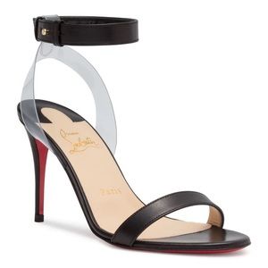 💎Christian Louboutin
Jonatina PVC & Leather Sandals💎